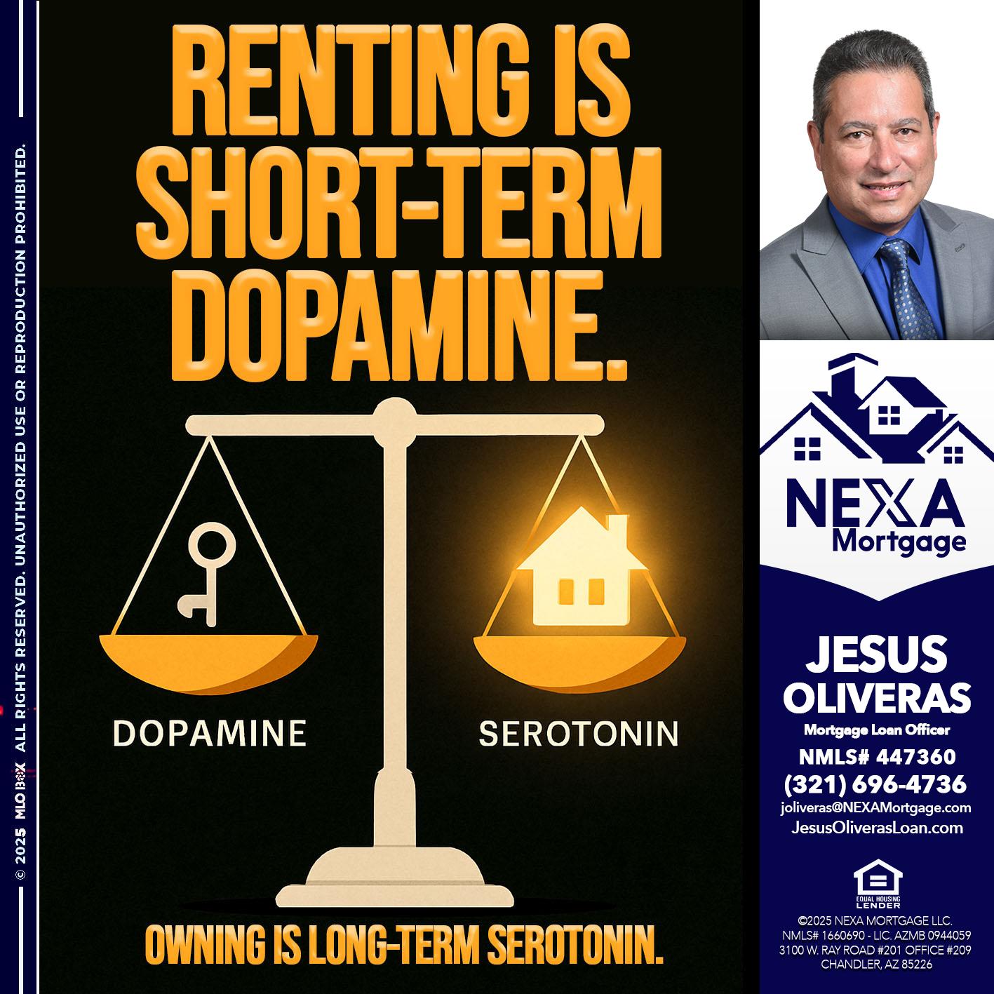 RENTING IS SHORT TERM - Jesus Oliveras -Mortgage Loan Officer