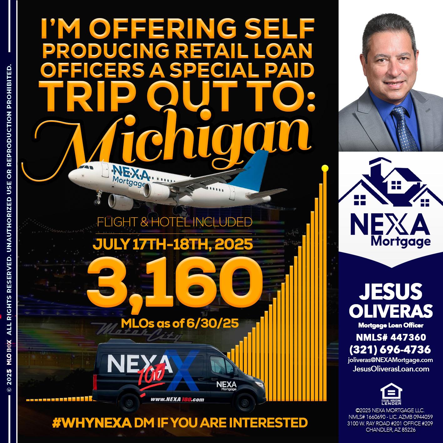 MICHIGAN TRIP - Jesus Oliveras -Mortgage Loan Officer