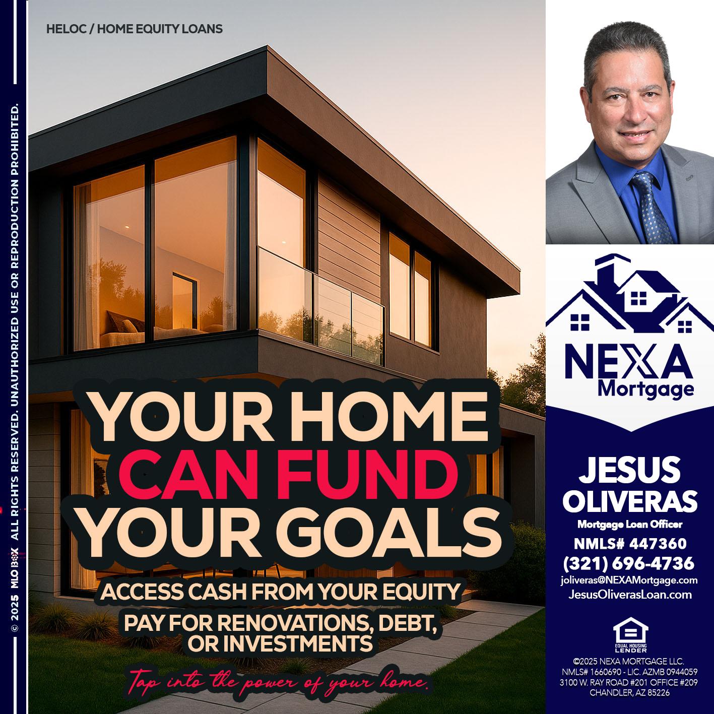 HELOC - Jesus Oliveras -Mortgage Loan Officer