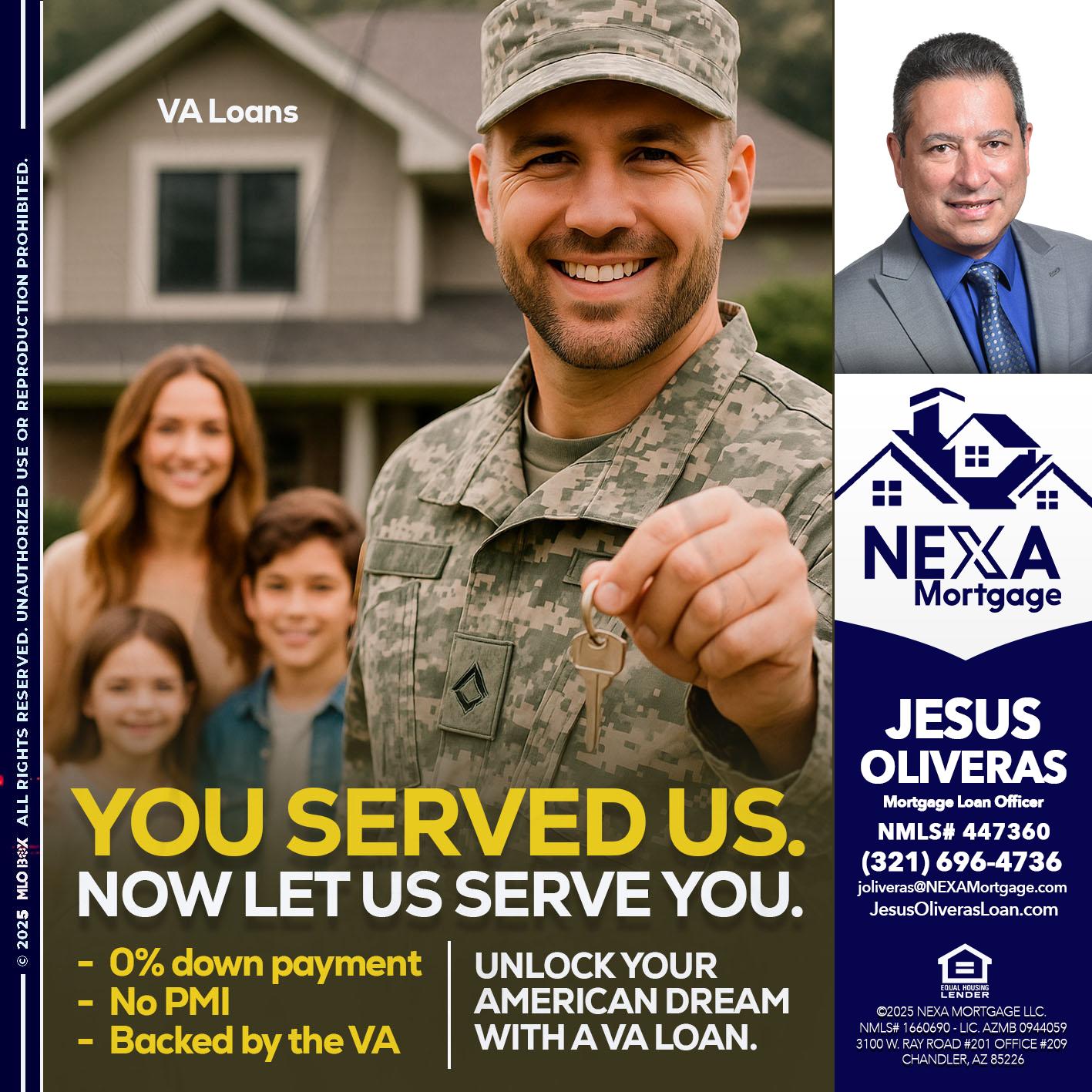 YOU DESERVED - Jesus Oliveras -Mortgage Loan Officer