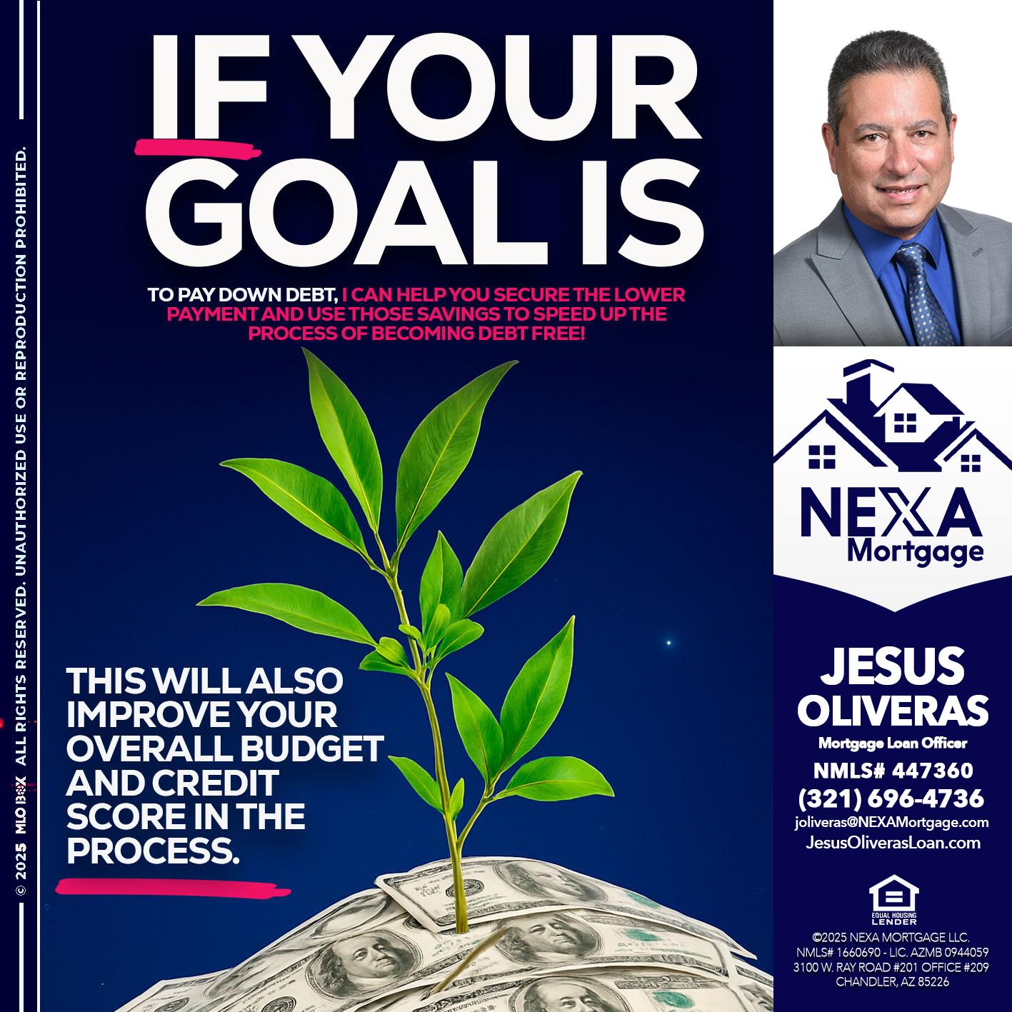 if your goal is - Jesus Oliveras -Mortgage Loan Officer