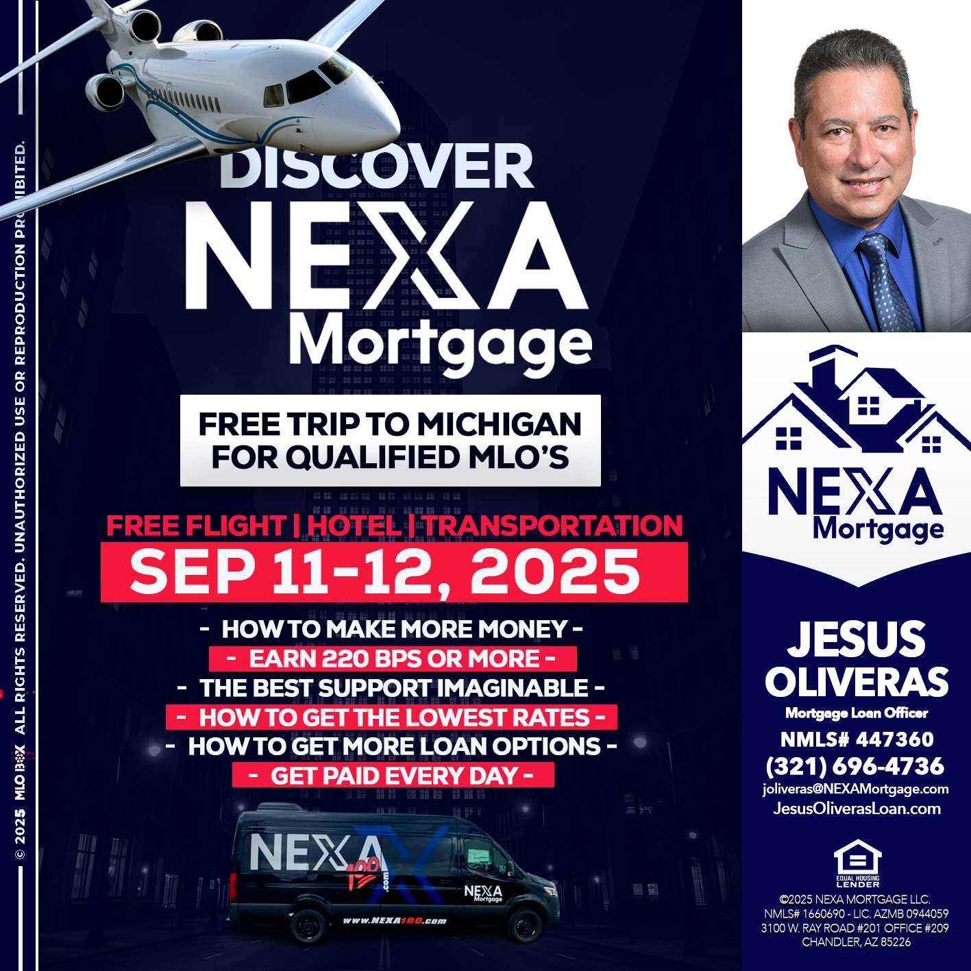 DISCOVER NEXA MORTGAGE - Jesus Oliveras -Mortgage Loan Officer