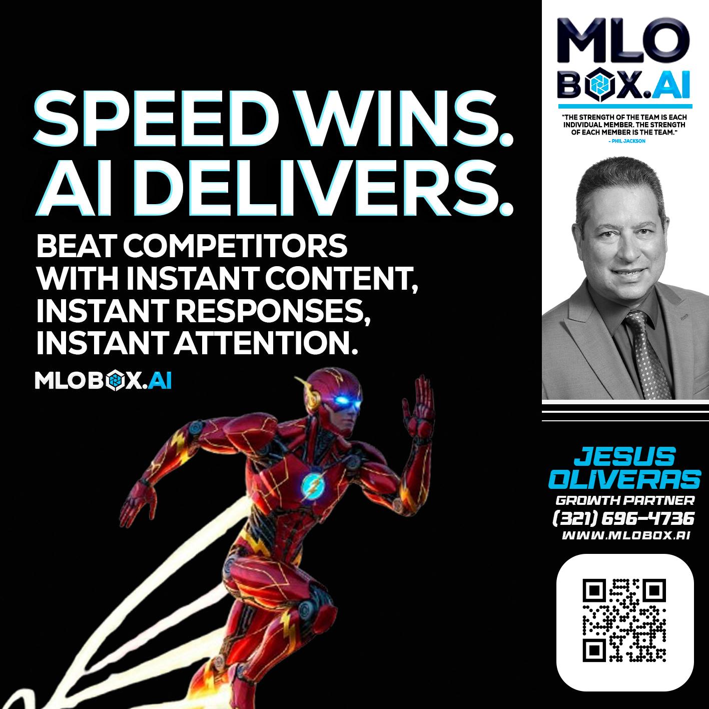 SPEED WINS - Jesus Oliveras -Mortgage Loan Officer