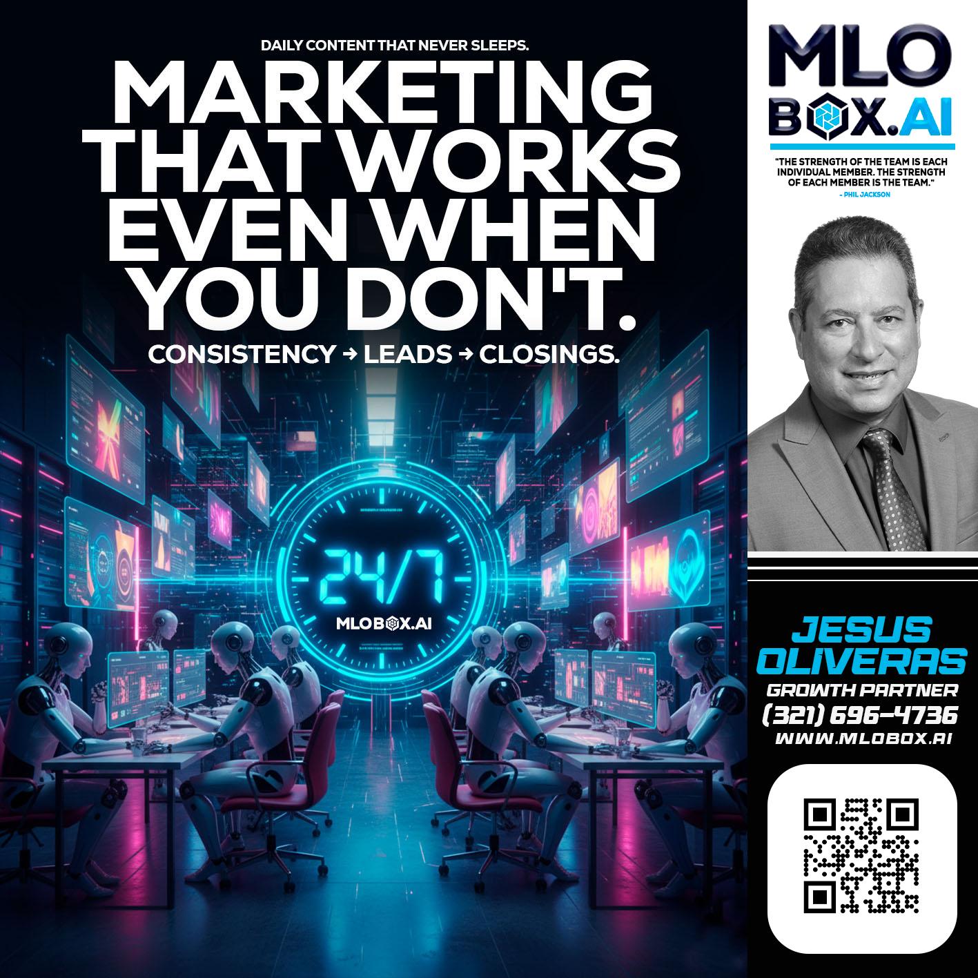 MARKETING THAT WORKS - Jesus Oliveras -Mortgage Loan Officer