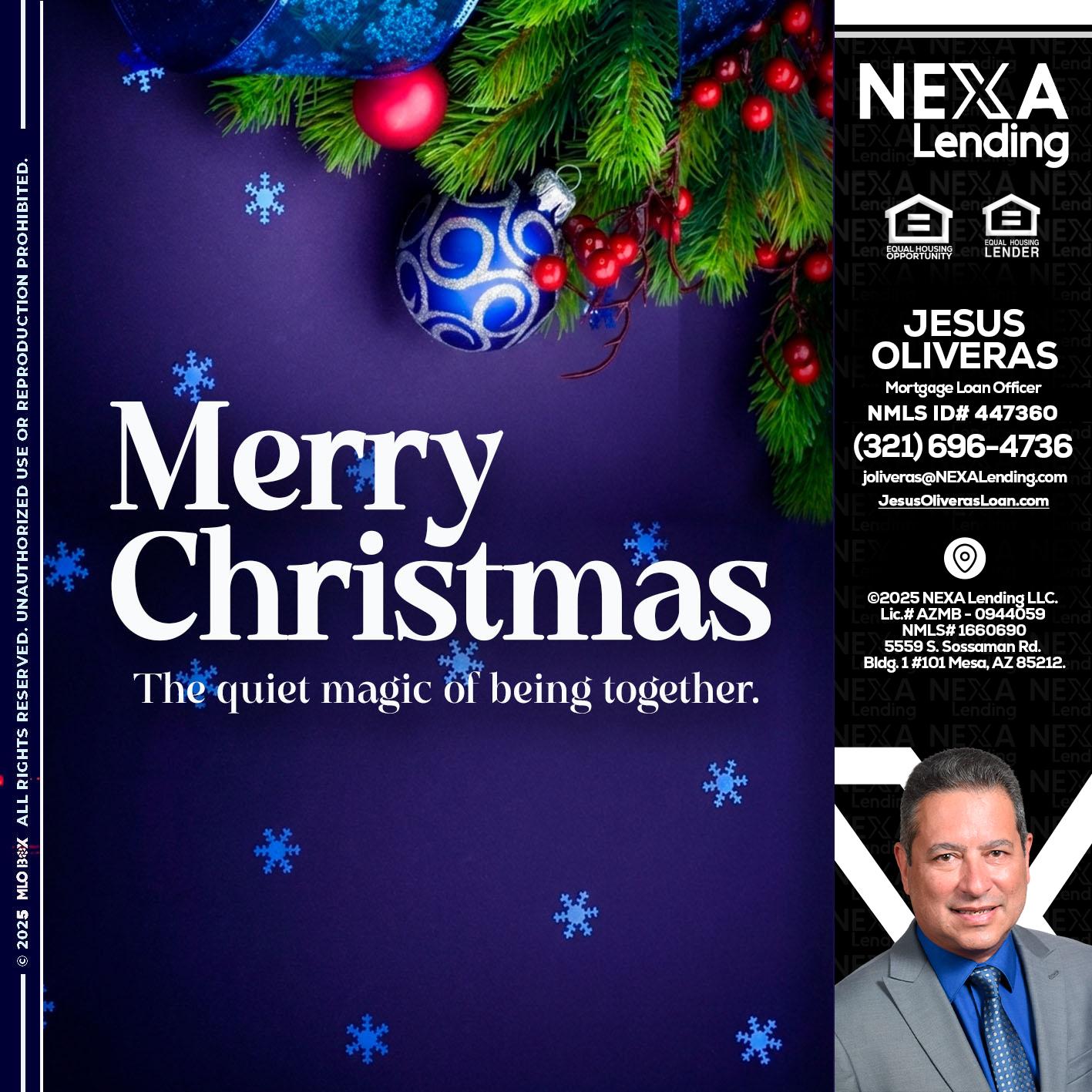 merry christmas - Jesus Oliveras -Mortgage Loan Officer