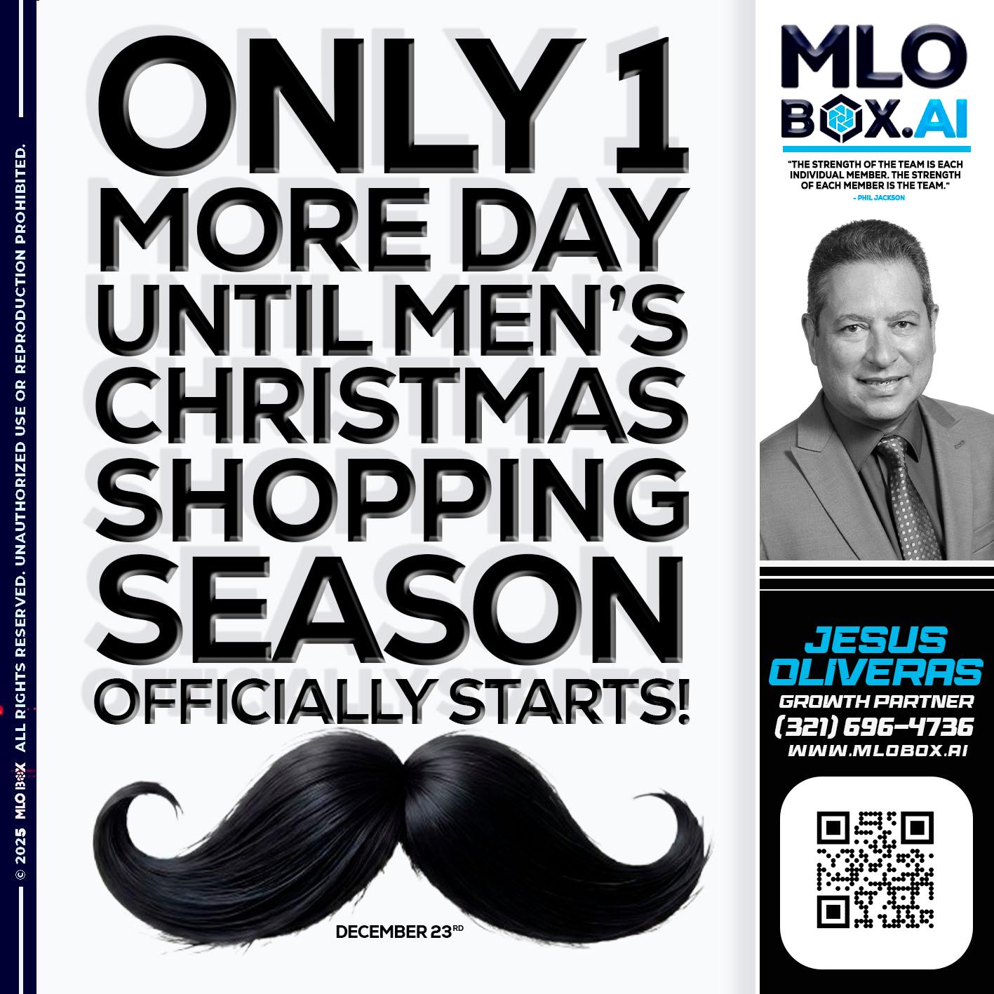 only one more day - Jesus Oliveras -Mortgage Loan Officer