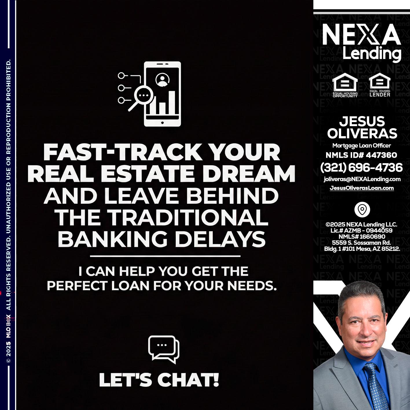 FAST TRACK - Jesus Oliveras -Mortgage Loan Officer