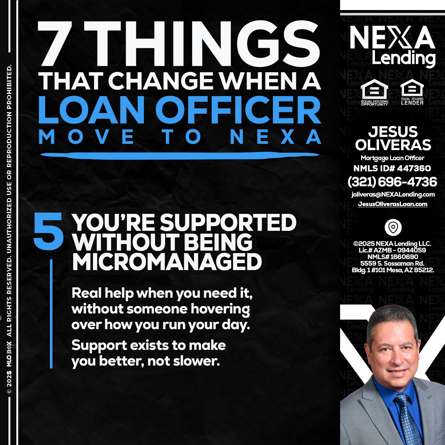 7 THINGS (5) - Jesus Oliveras -Mortgage Loan Officer