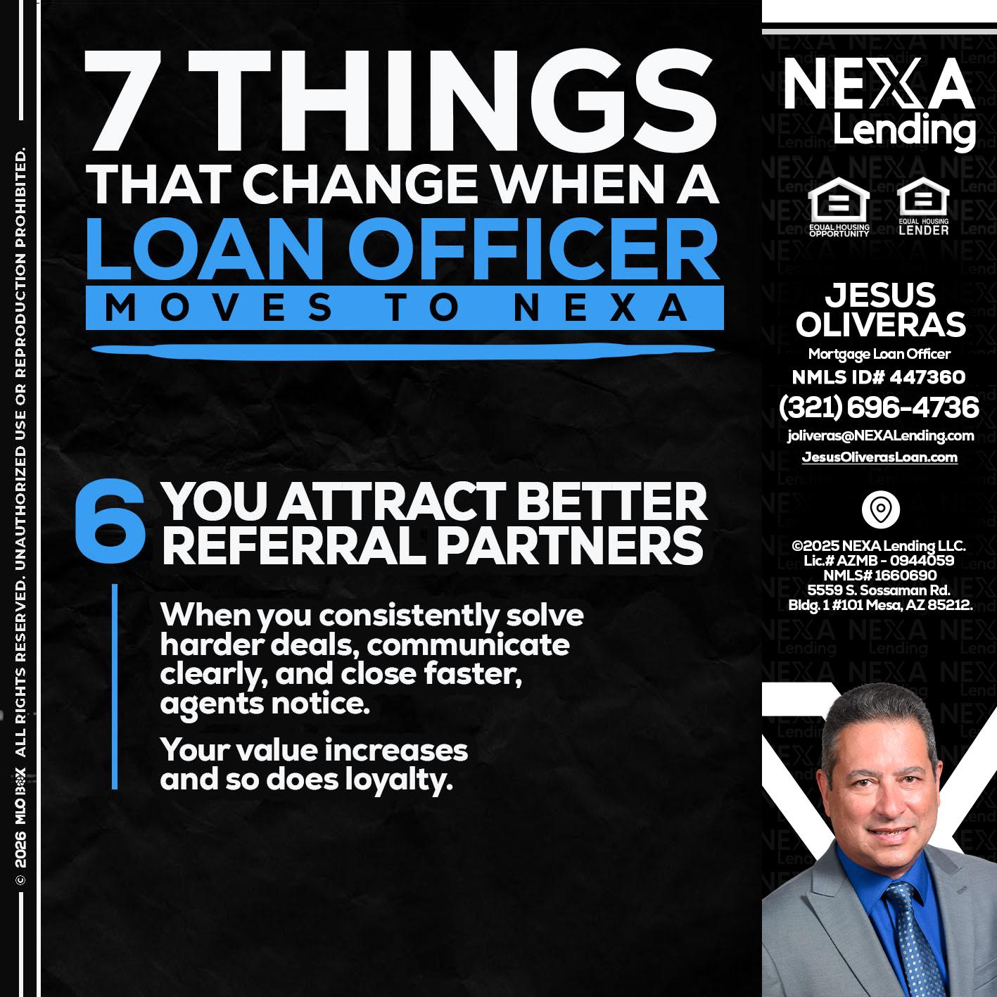7 THINGS (6) - Jesus Oliveras -Mortgage Loan Officer