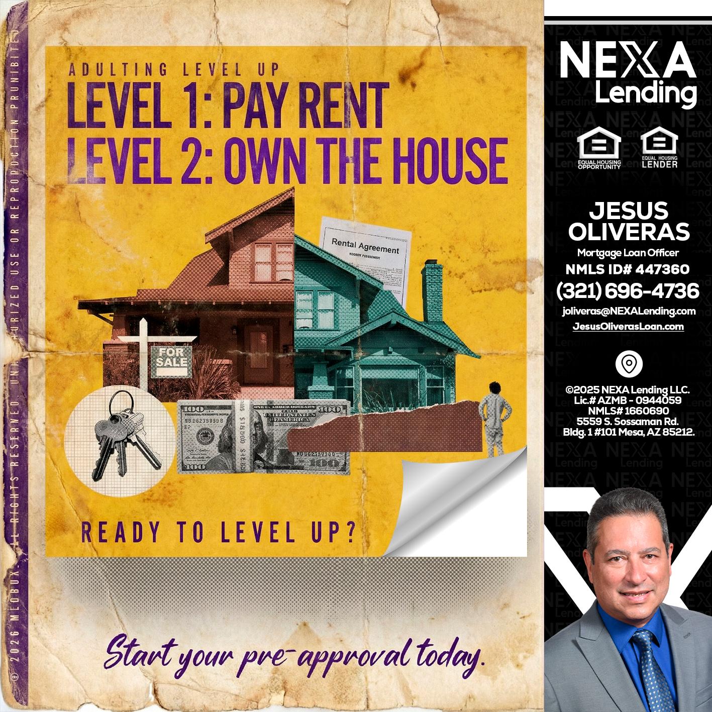 LEVEL 1 - Jesus Oliveras -Mortgage Loan Officer