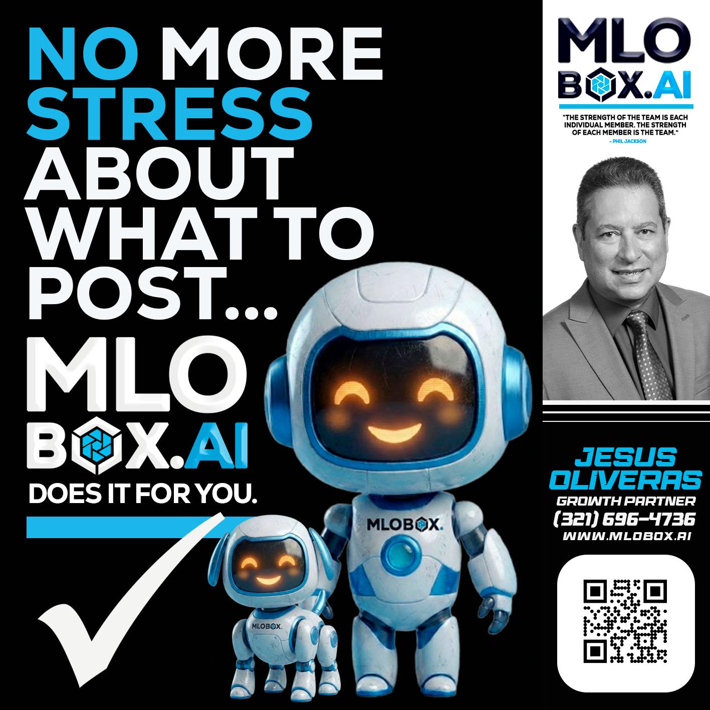 NO MORE STRESS - Jesus Oliveras -Mortgage Loan Officer