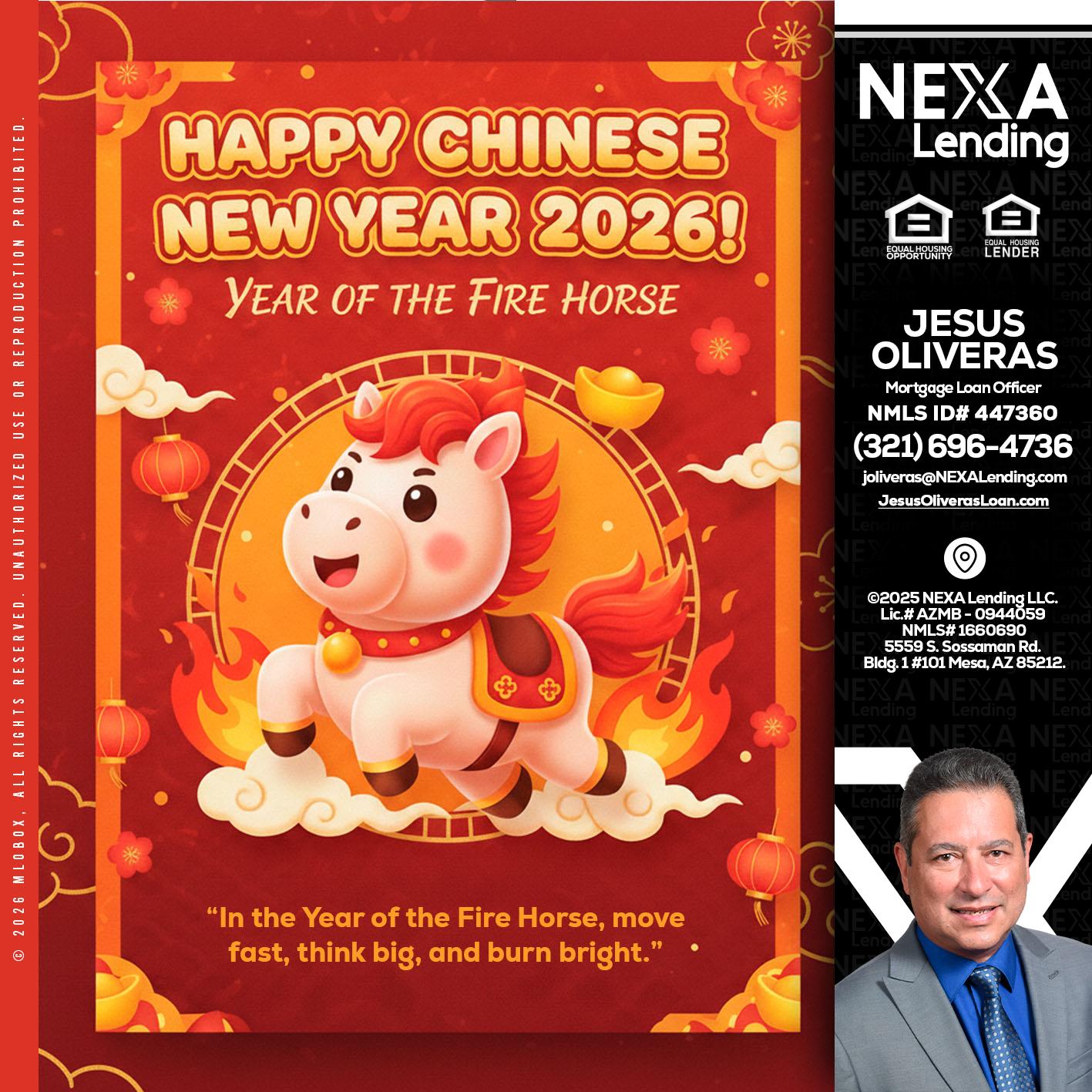 happy Chinese new year - Jesus Oliveras -Mortgage Loan Officer