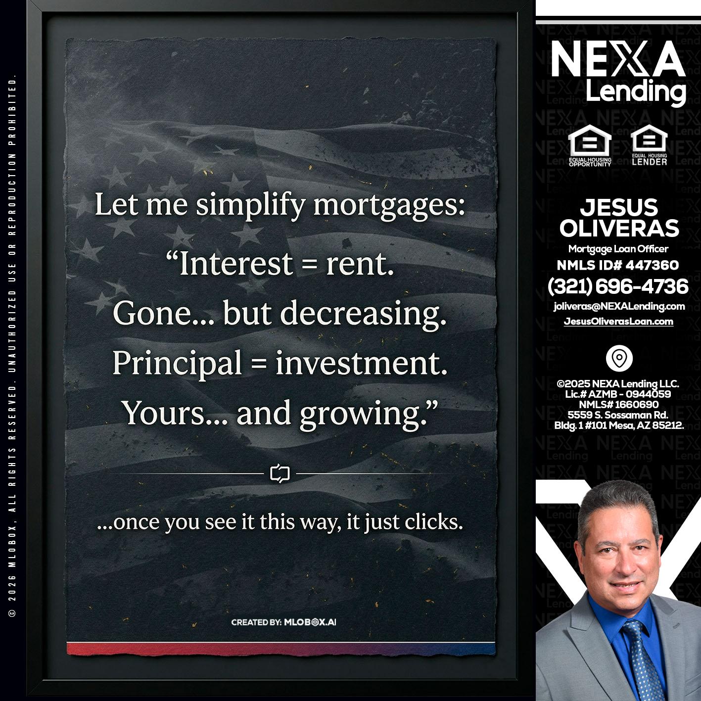 LET ME SIMPLIFY - Jesus Oliveras -Mortgage Loan Officer