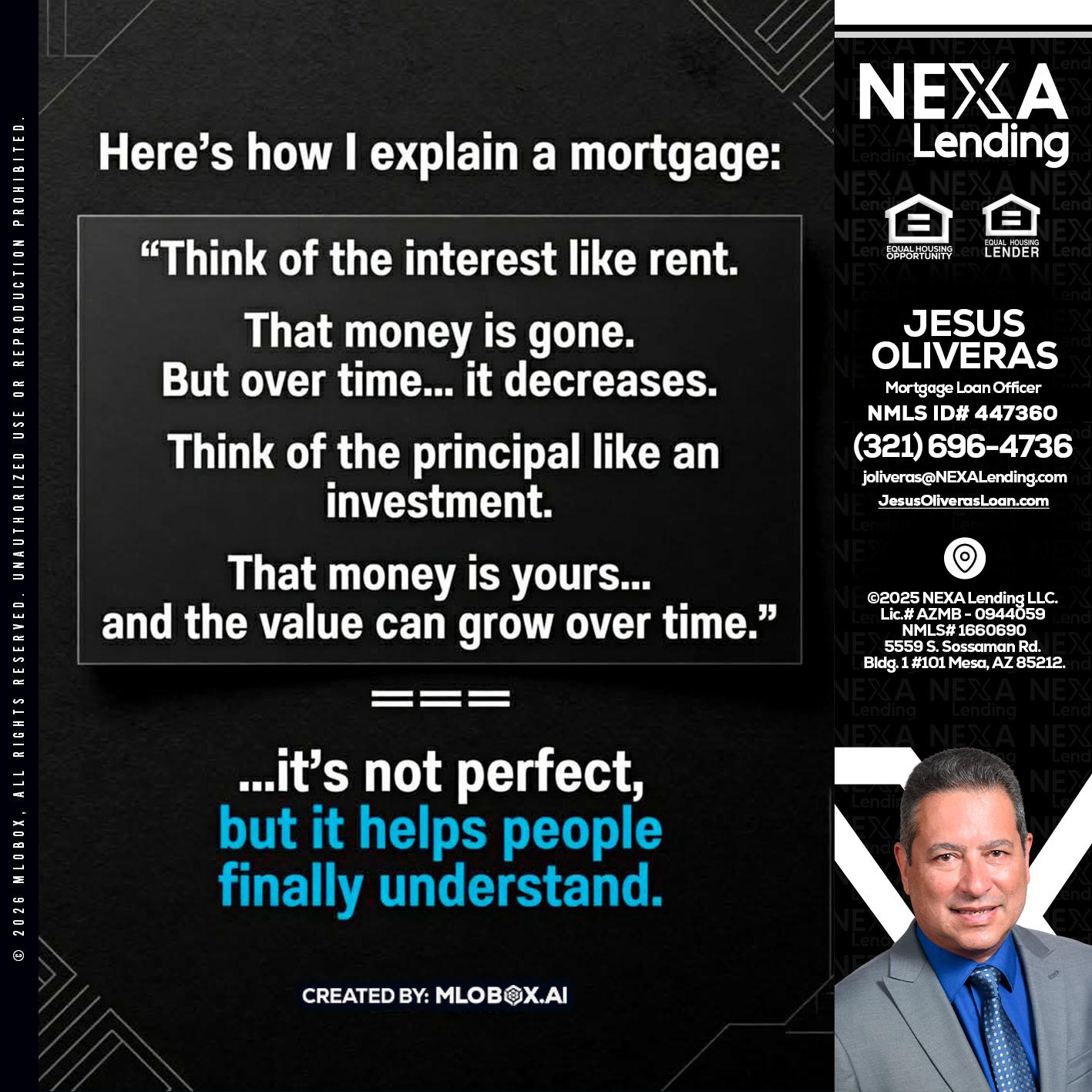 HERES NOW - Jesus Oliveras -Mortgage Loan Officer