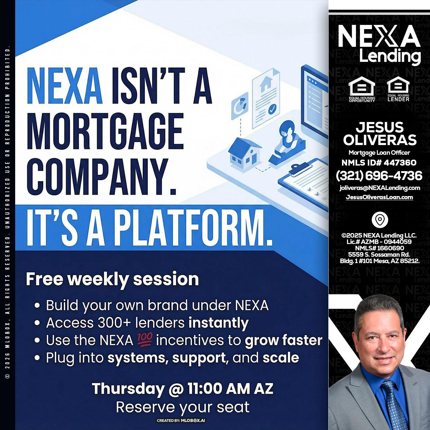 NEXA ISNT - Jesus Oliveras -Mortgage Loan Officer