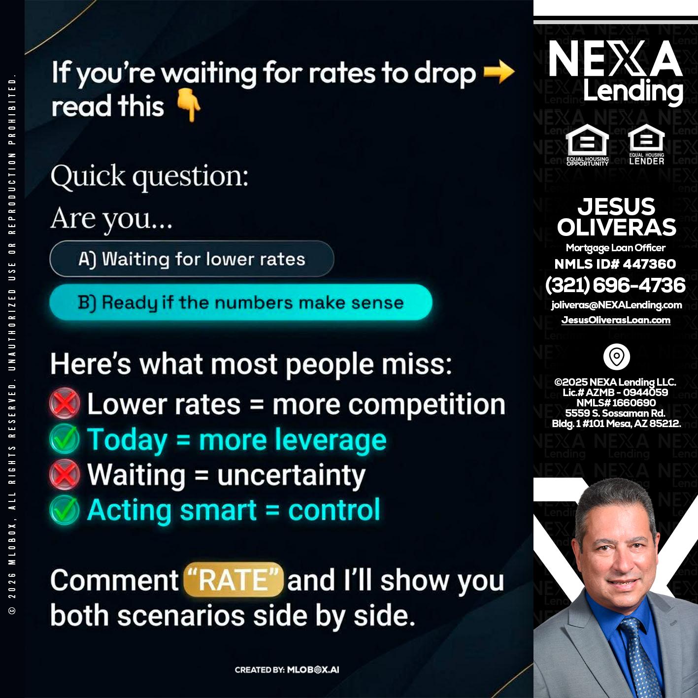 IF YOU ARE - Jesus Oliveras -Mortgage Loan Officer