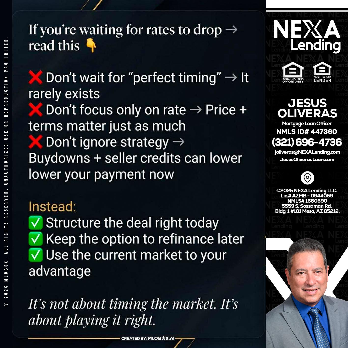 IF YOU ARE - Jesus Oliveras -Mortgage Loan Officer