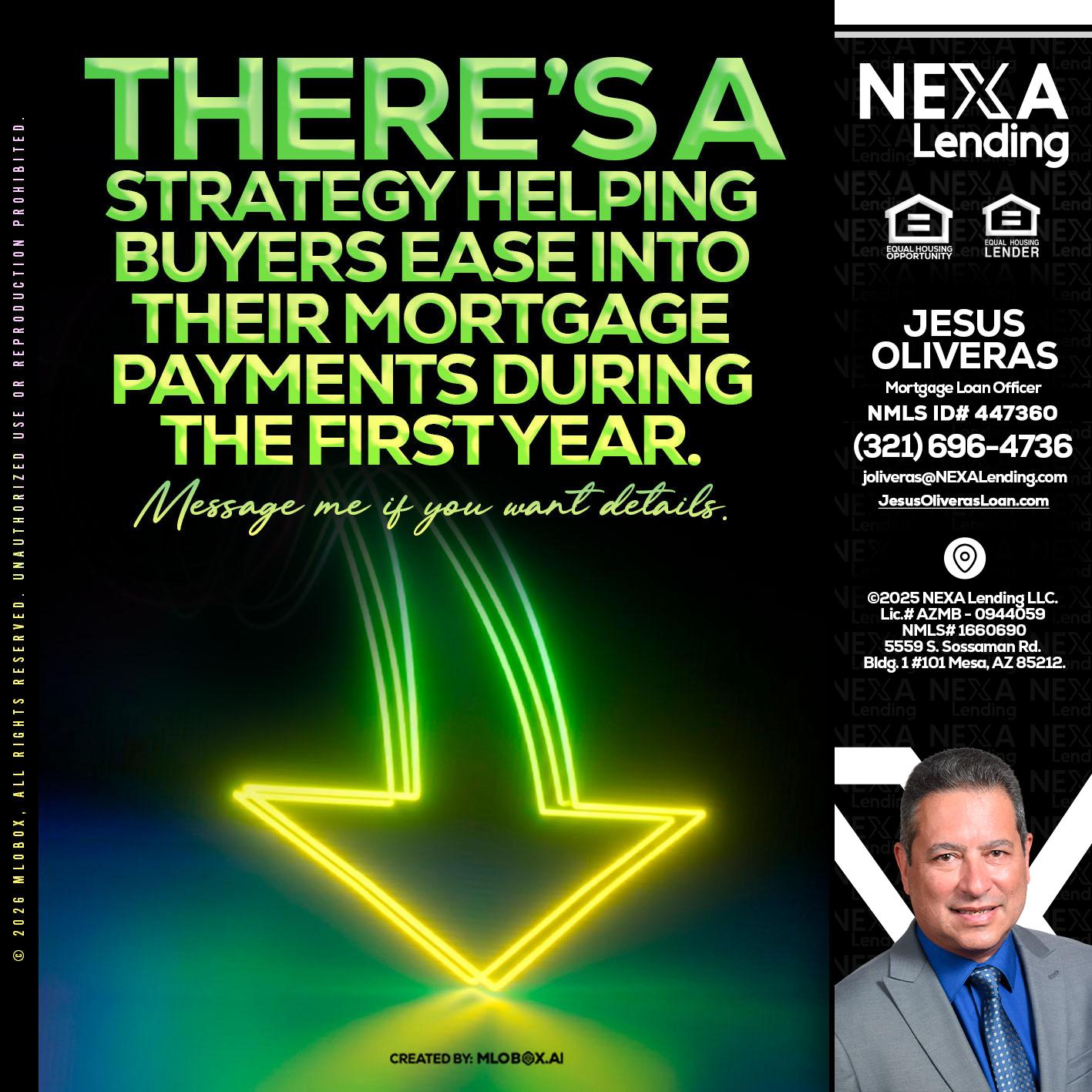 THERES A STATEGY - Jesus Oliveras -Mortgage Loan Officer