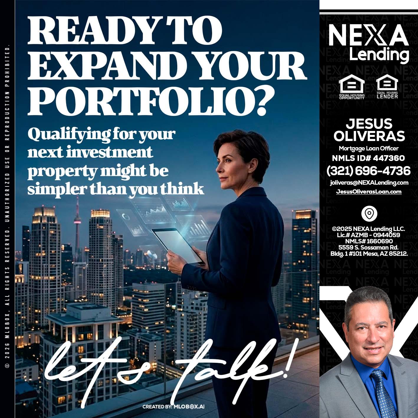 READY TO EXPAND - Jesus Oliveras -Mortgage Loan Officer