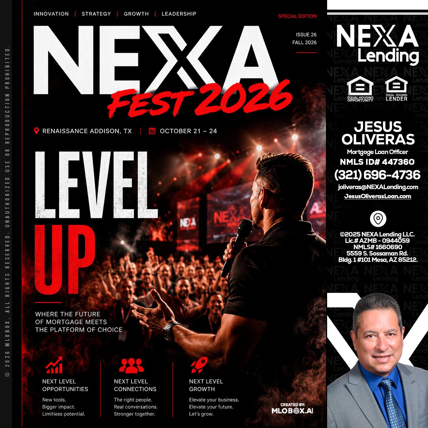 NEXA FEST 2026 - Jesus Oliveras -Mortgage Loan Officer