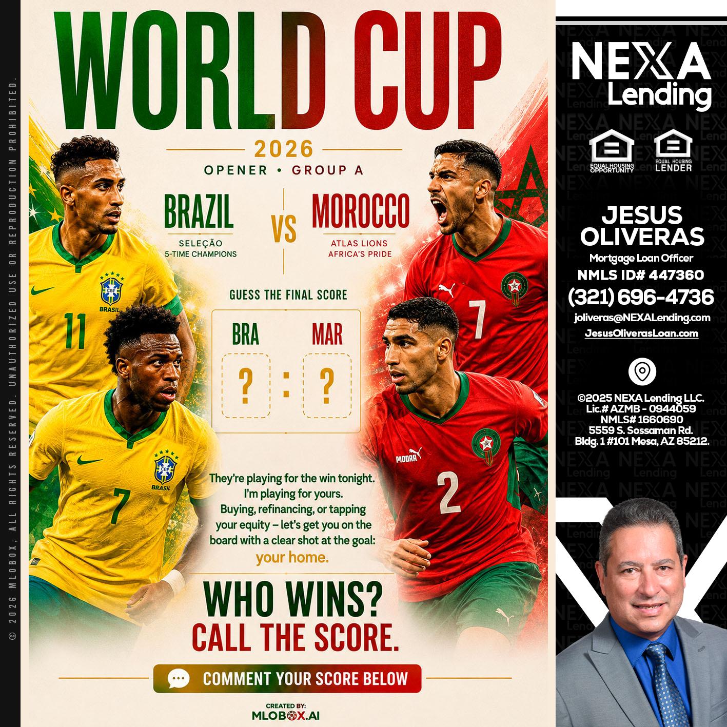 WORLD CUP - Jesus Oliveras -Mortgage Loan Officer