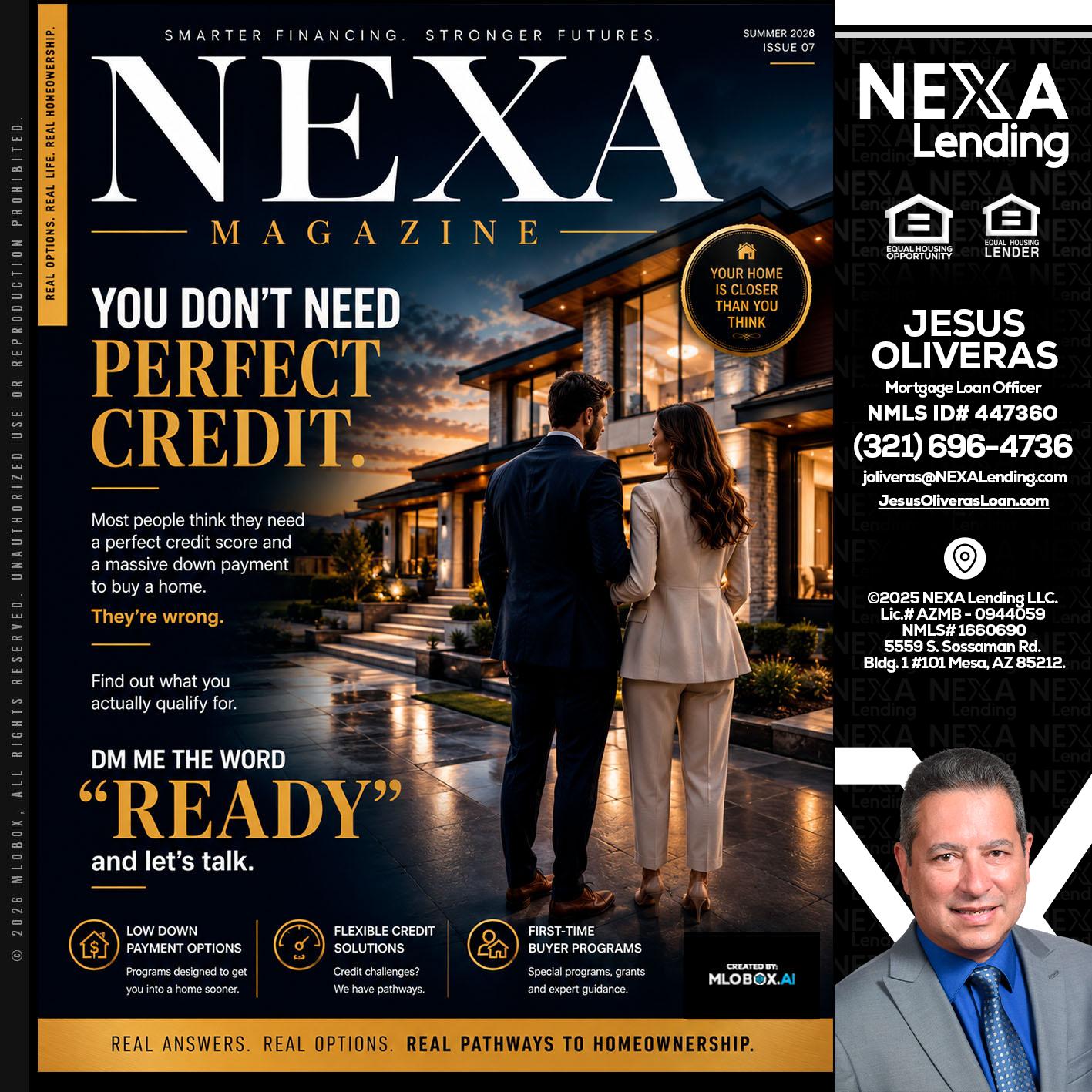 NEXA MAGAZINE - Jesus Oliveras -Mortgage Loan Officer