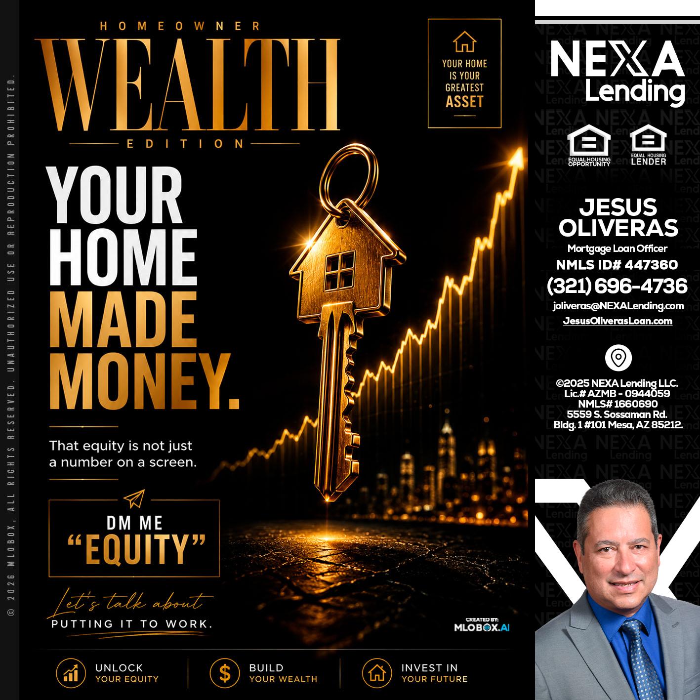 YOUR HOME MADE - Jesus Oliveras -Mortgage Loan Officer