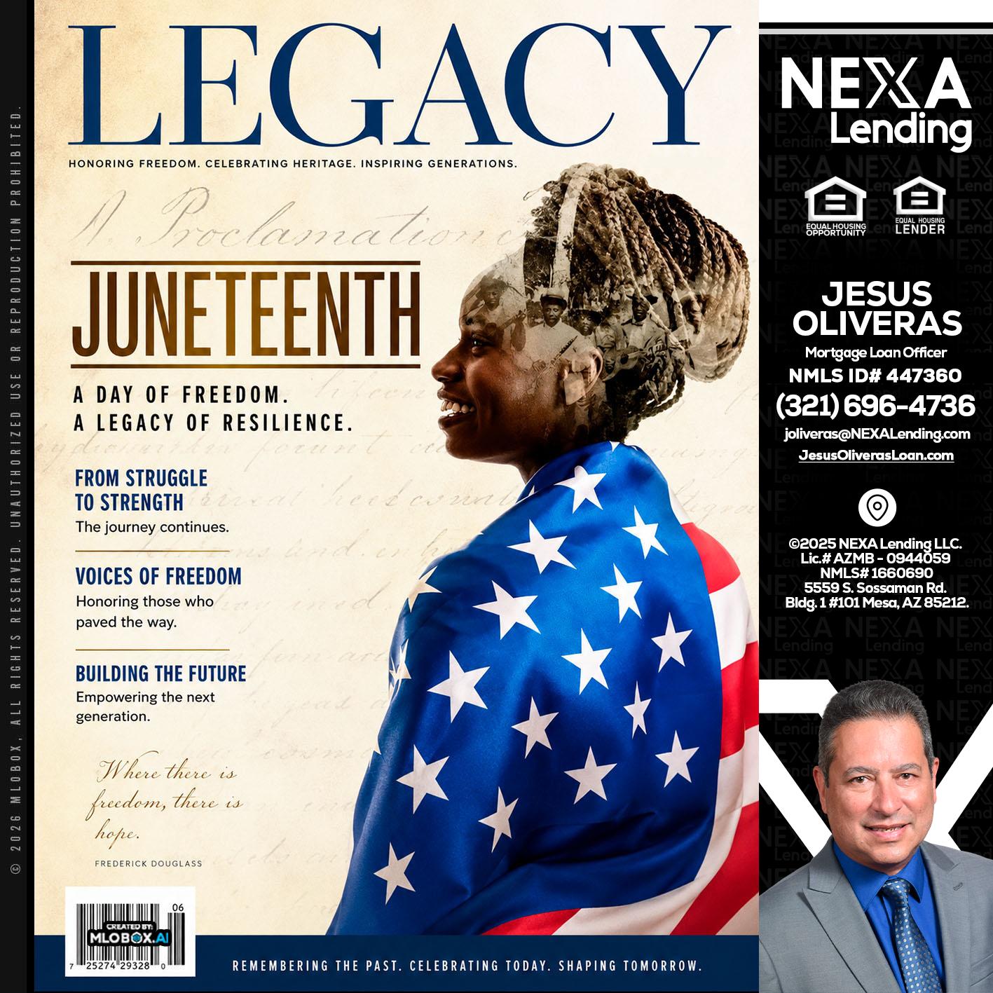 LEGACY - Jesus Oliveras -Mortgage Loan Officer