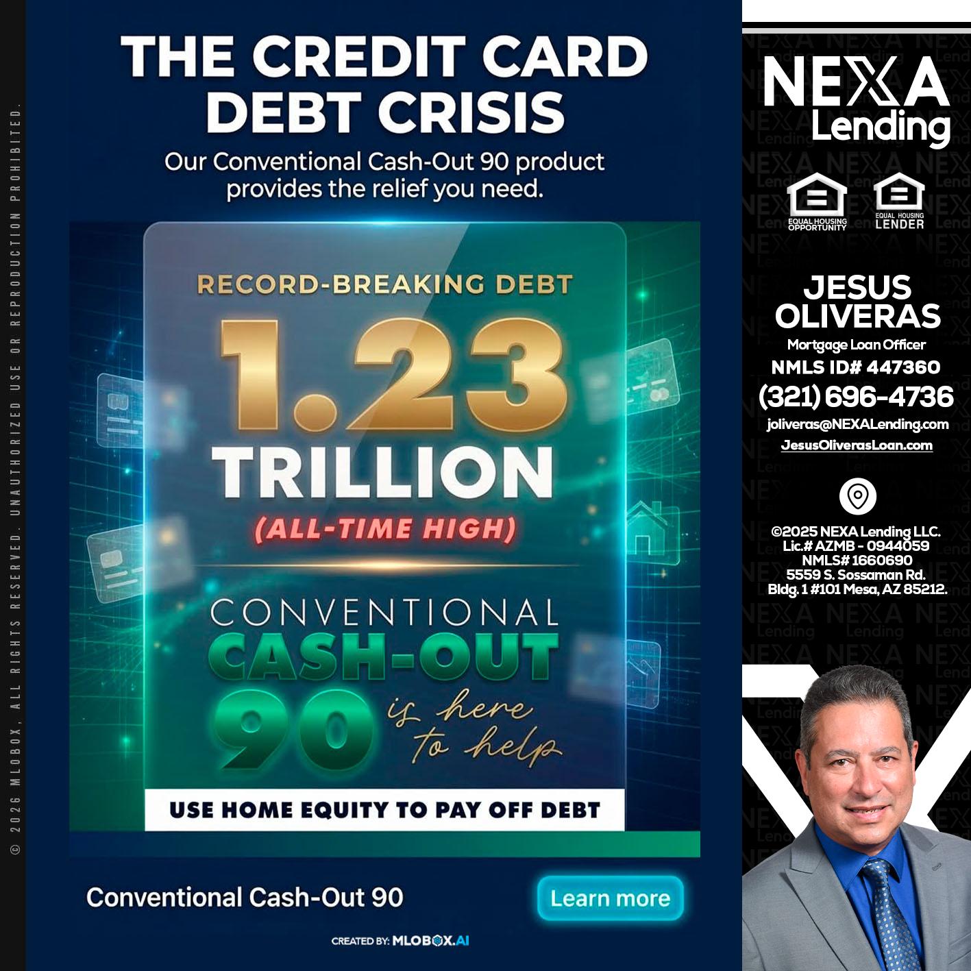 THE CREDIT CARD - Jesus Oliveras -Mortgage Loan Officer