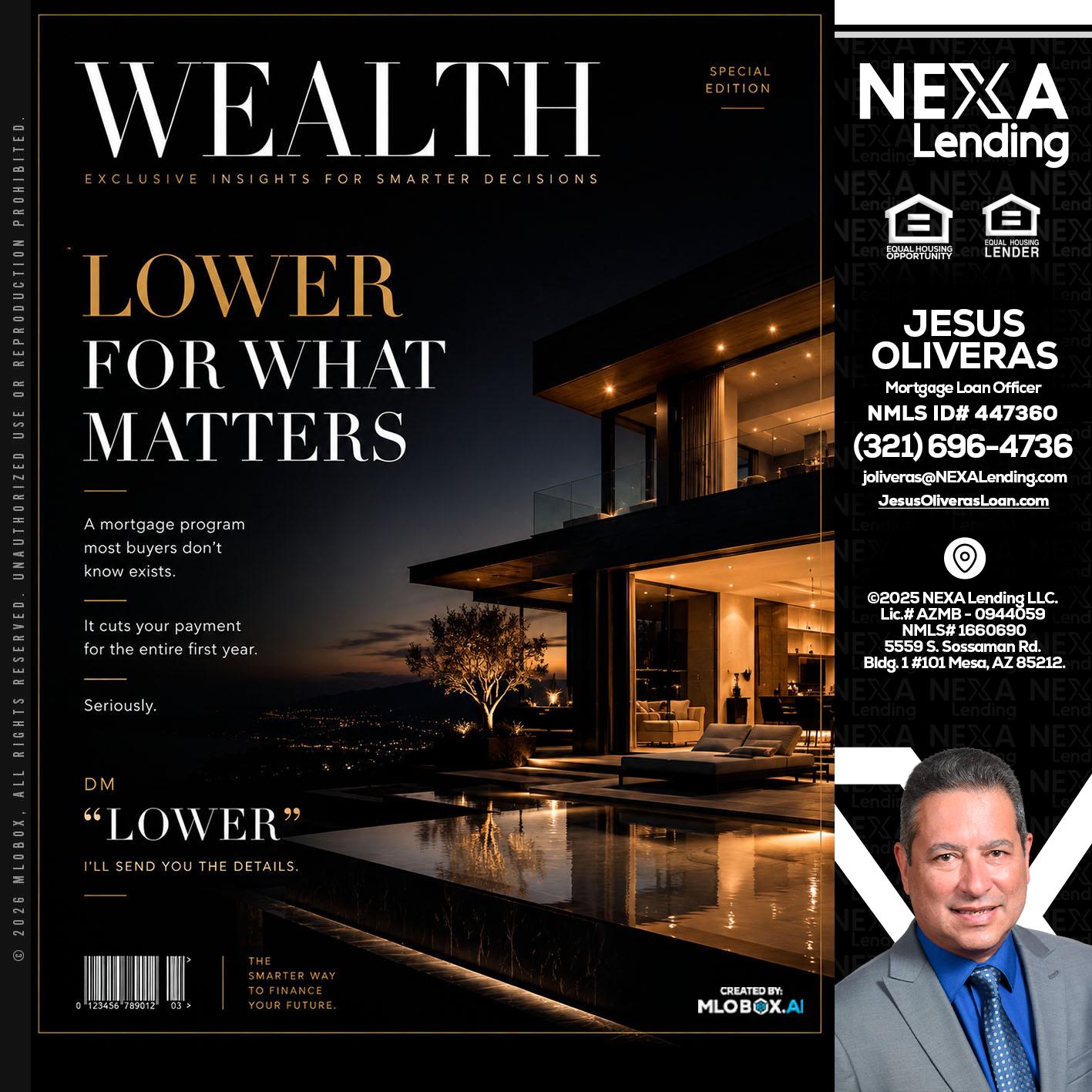WEALTH - Jesus Oliveras -Mortgage Loan Officer