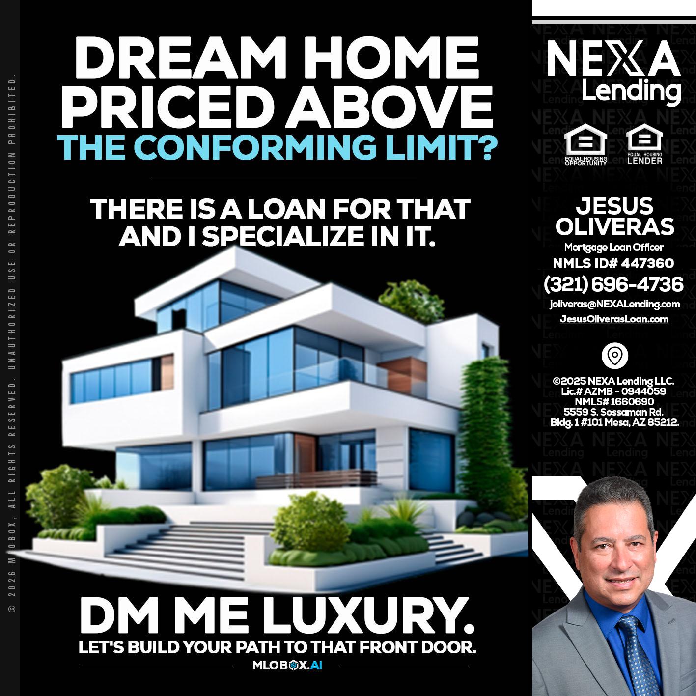 DREAM HOME - Jesus Oliveras -Mortgage Loan Officer
