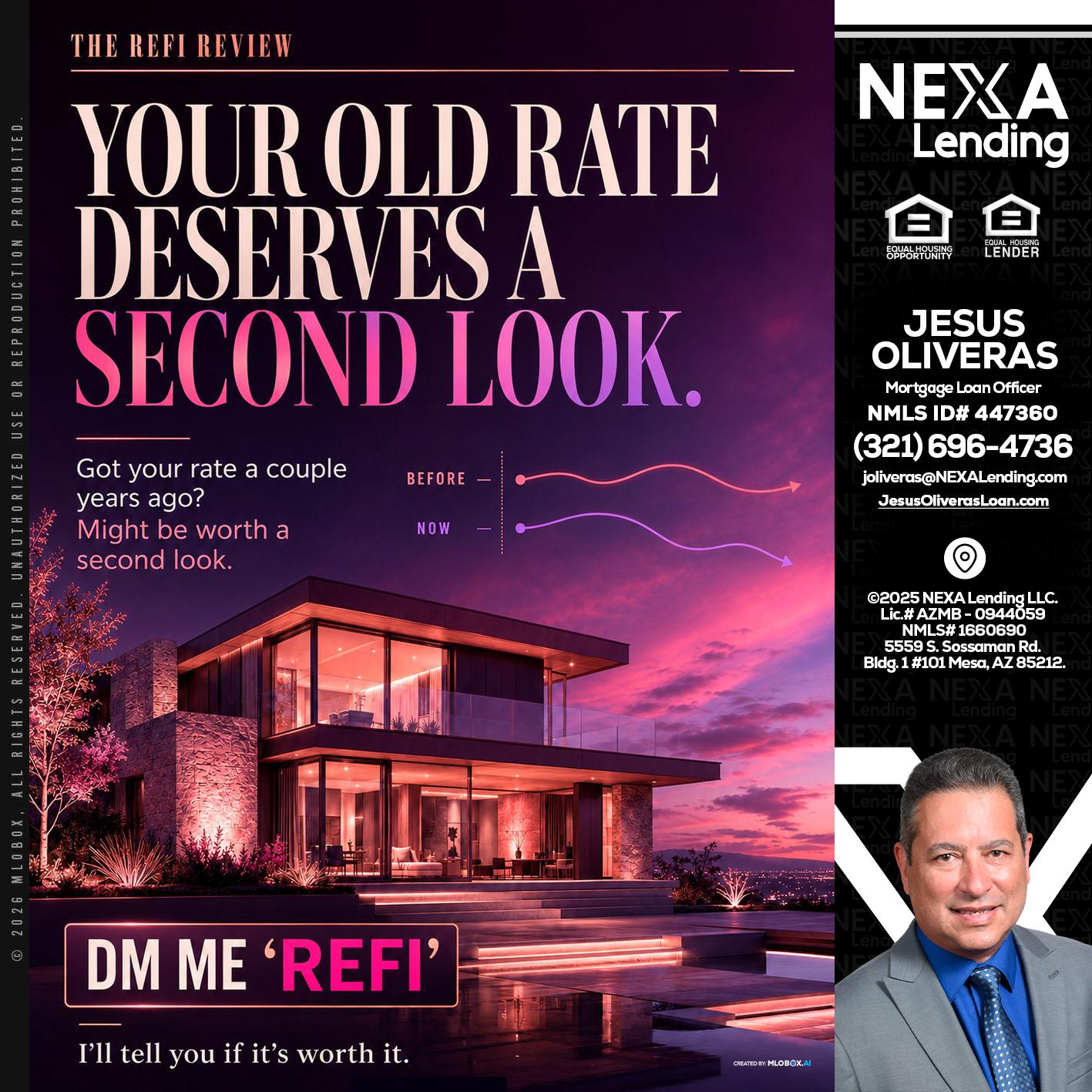 YOUR OLD - Jesus Oliveras -Mortgage Loan Officer