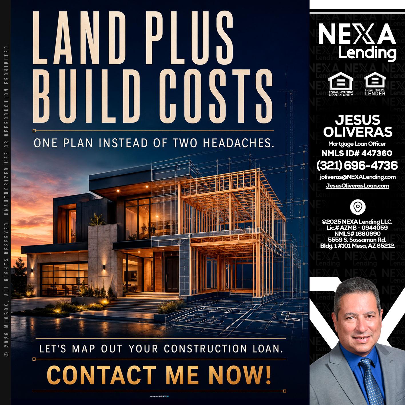 LAND PLUS - Jesus Oliveras -Mortgage Loan Officer
