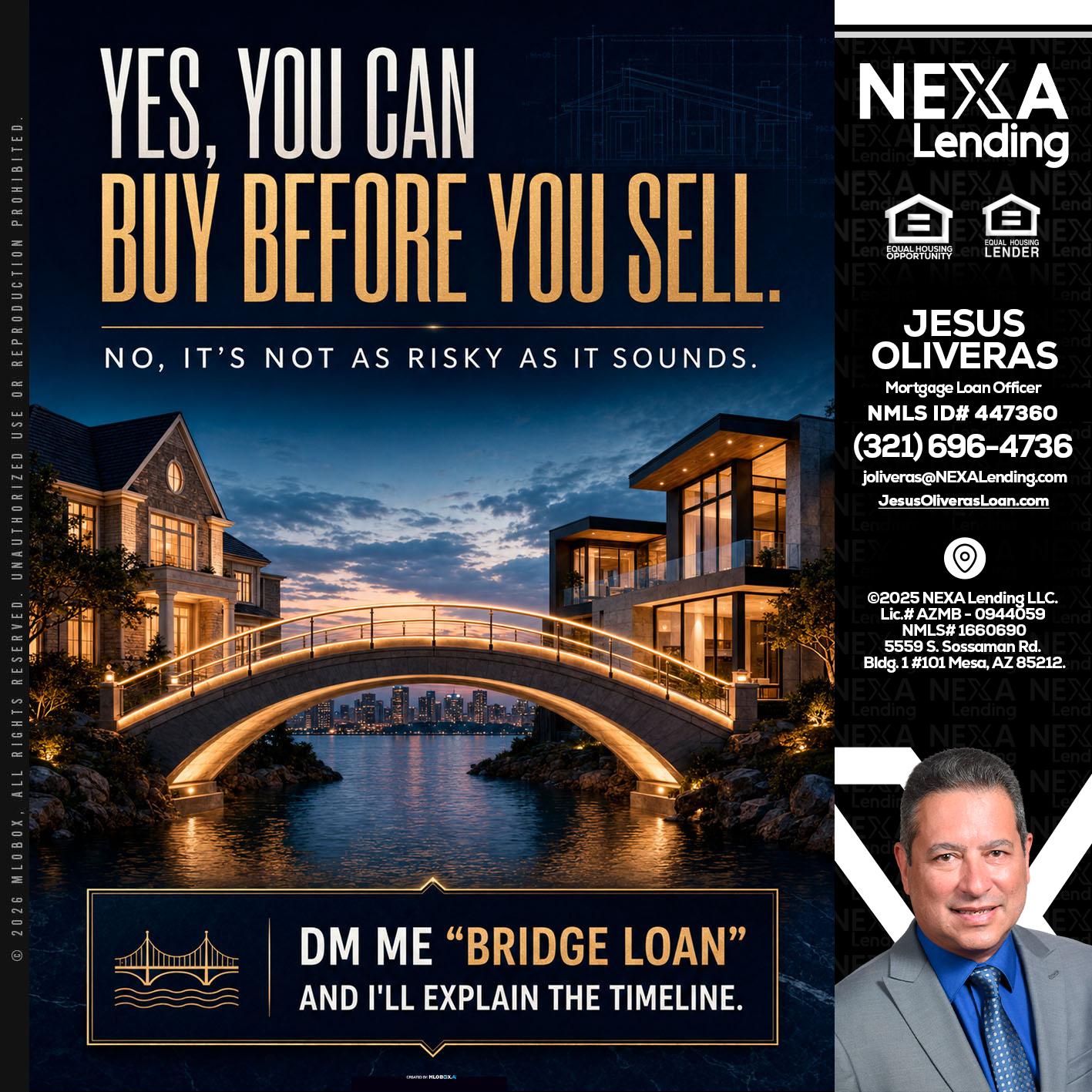 YES, YOU CAN - Jesus Oliveras -Mortgage Loan Officer