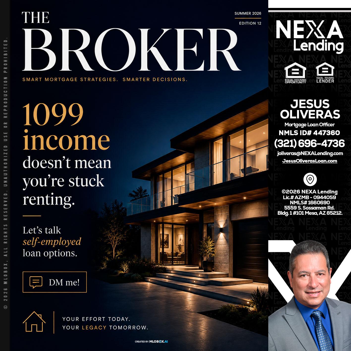 THE BROKER - Jesus Oliveras -Mortgage Loan Officer