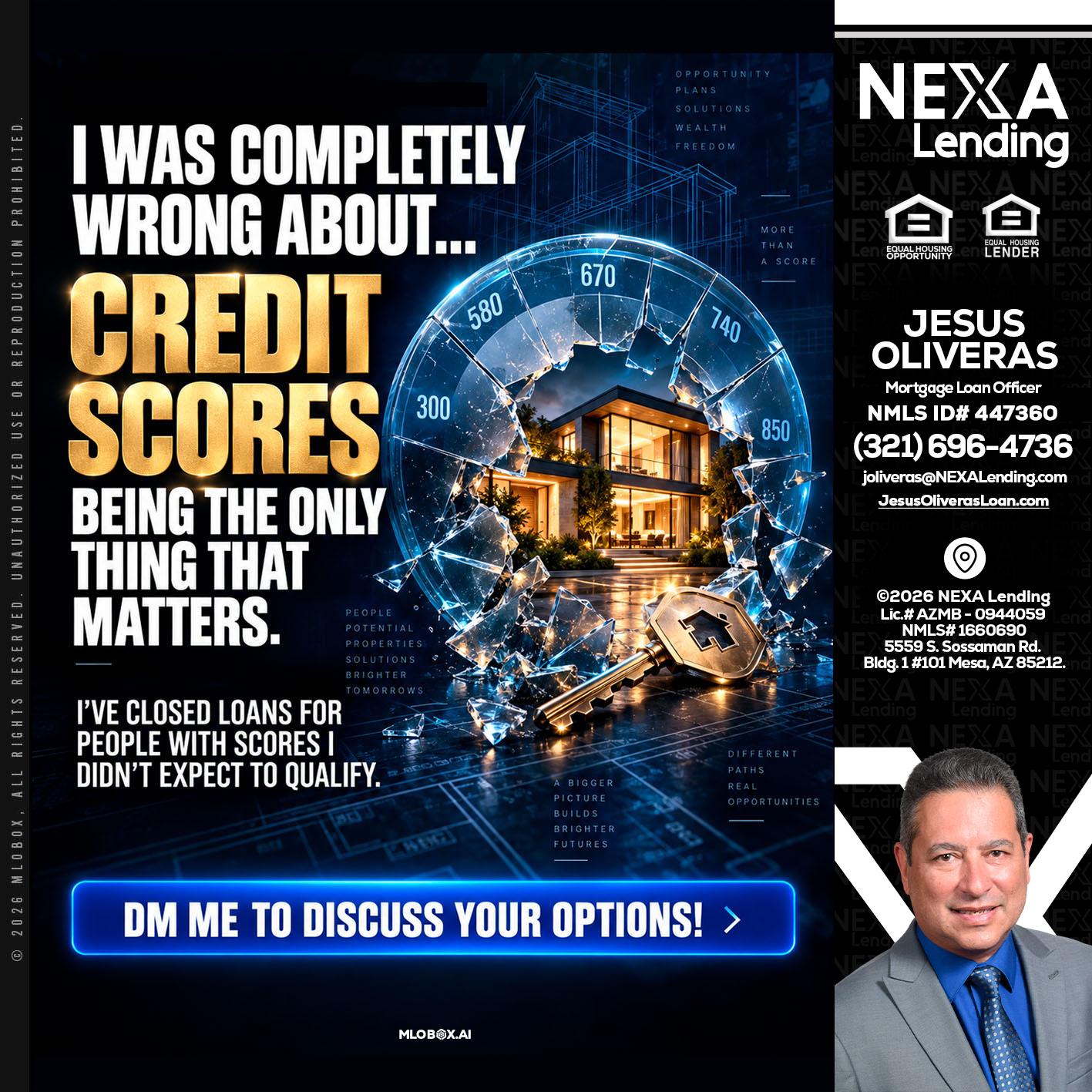 I WAS COMPLETY - Jesus Oliveras -Mortgage Loan Officer